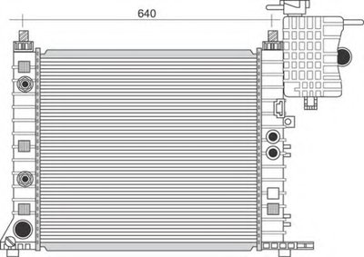 Радиатор, охлаждение двигателя MAGNETI MARELLI купить