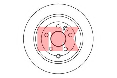 Тормозной диск NK купить