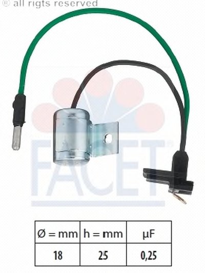 Конденсатор, система зажигания FACET купить
