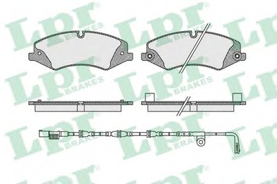 Комплект тормозных колодок, дисковый тормоз LPR купить
