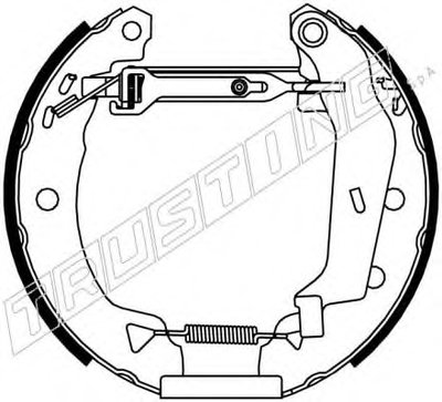 Комплект тормозных колодок FAST KIT TRUSTING купить