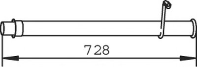Труба выхлопного газа DINEX купить