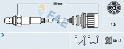 Лямда-зонд FAE купить