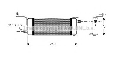 масляный радиатор, двигательное масло AVA QUALITY COOLING купить