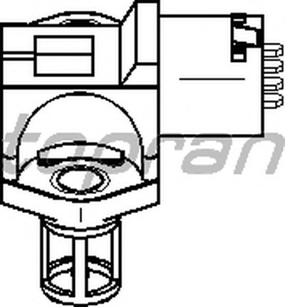 Датчик, давление во впускном газопроводе TOPRAN купить