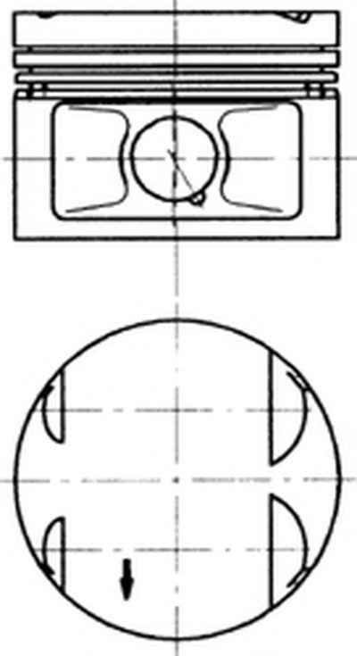 Поршень KOLBENSCHMIDT купить