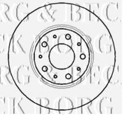 Тормозной диск BORG & BECK купить