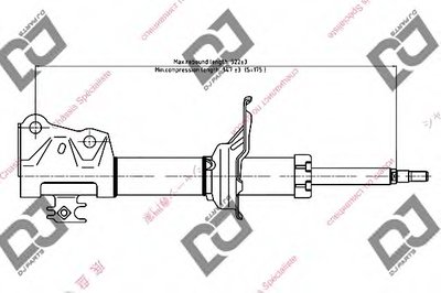 Амортизатор DJ PARTS купить