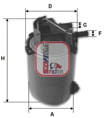 Фильтр топливный Nissan Qashqai 1.6dCi 11-13 (OE line)