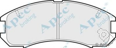 Комплект тормозных колодок, дисковый тормоз APEC braking купить