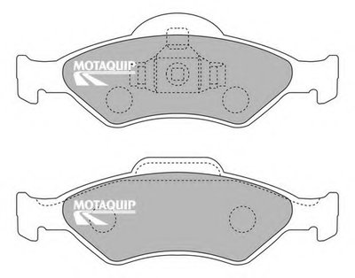 Комплект тормозных колодок, дисковый тормоз MOTAQUIP купить