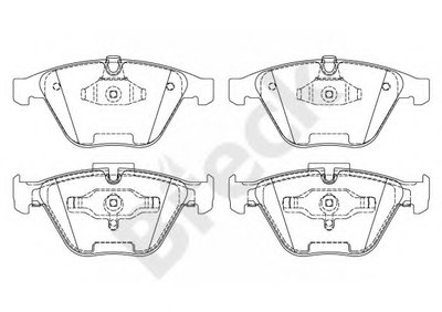Комплект тормозных колодок, дисковый тормоз BRECK купить