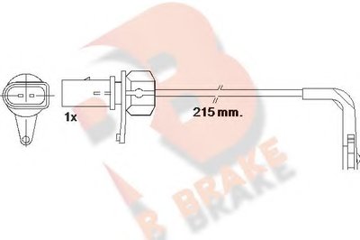 Сигнализатор, износ тормозных колодок R BRAKE купить