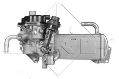 Радиатор рециркуляции ОГ с клапаном EGR VW T5 2.0TDI 09-