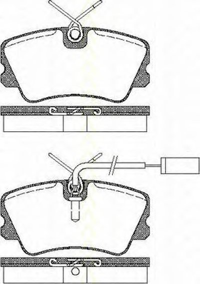 Комплект тормозных колодок, дисковый тормоз TRISCAN купить