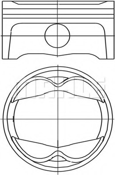 Поршень MAHLE ORIGINAL купить