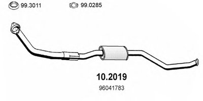 Предглушитель выхлопных газов ASSO купить