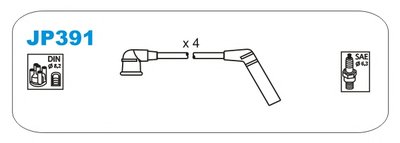 Комплект проводов зажигания JANMOR купить
