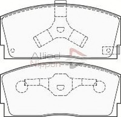 Комплект тормозных колодок, дисковый тормоз ANL Braking COMLINE купить