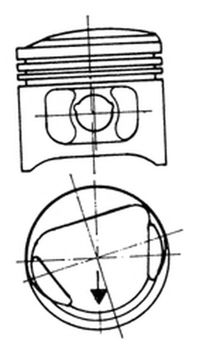 Поршень KOLBENSCHMIDT купить