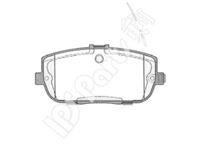 Комплект тормозных колодок, дисковый тормоз IPS Parts IPS Parts купить