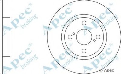 Тормозной диск APEC braking купить