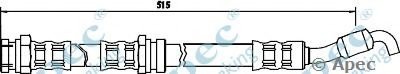 Тормозной шланг APEC braking купить