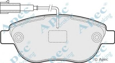 Комплект тормозных колодок, дисковый тормоз APEC braking купить