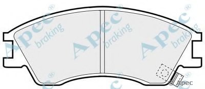 Комплект тормозных колодок, дисковый тормоз APEC braking купить