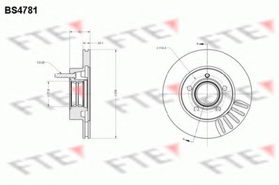 Тормозной диск FTE купить