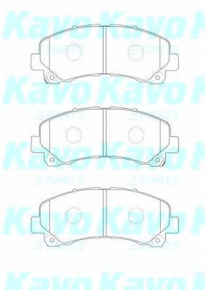 Комплект тормозных колодок, дисковый тормоз MK KASHIYAMA KAVO PARTS купить