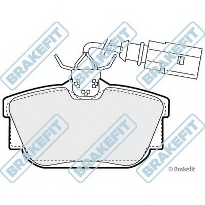 Комплект тормозных колодок, дисковый тормоз Brake Fit APEC braking купить