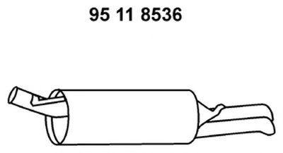 Глушитель выхлопных газов конечный EBERSPÄCHER купить
