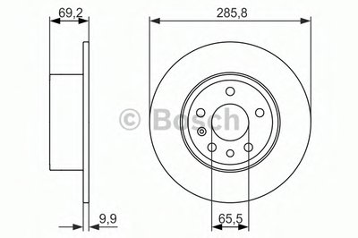 Тормозной диск BOSCH купить