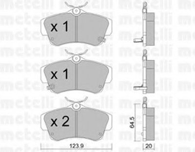 Колодки тормозные (передние) Chrysler PT Cruiser 1.6-2.4 00-10 