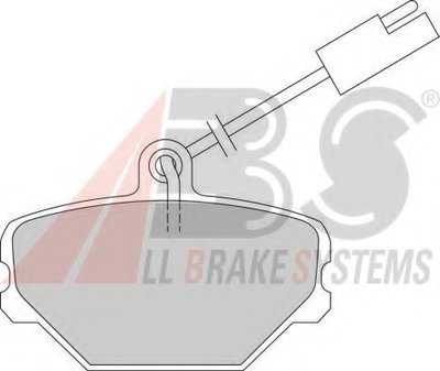 Комплект тормозных колодок, дисковый тормоз A.B.S. купить