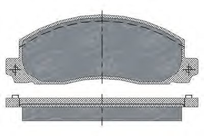Комплект тормозных колодок, дисковый тормоз SCT Germany купить