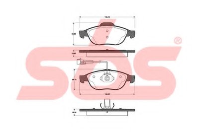 Комплект тормозных колодок, дисковый тормоз sbs купить