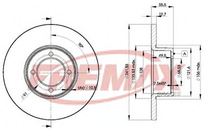 Тормозной диск Premium Carbon + FREMAX купить