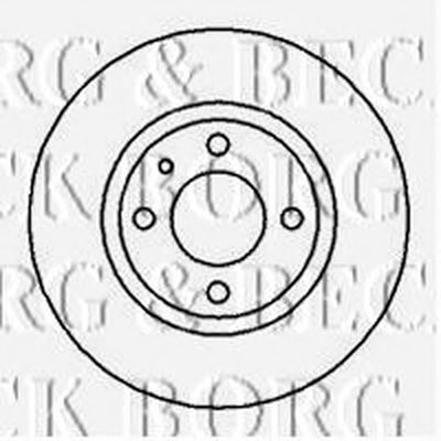 Тормозной диск BORG & BECK купить