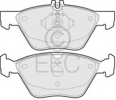 Комплект тормозных колодок, дисковый тормоз EEC купить