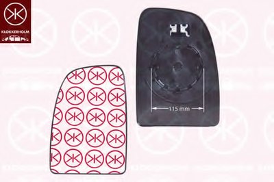 Зеркальное стекло, наружное зеркало KLOKKERHOLM купить