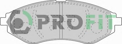 Комплект тормозных колодок, дисковый тормоз PROFIT Купить