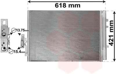 Радиатор кондиционера BMW X3 (F25) N52 11-12 (больше не поставляется)