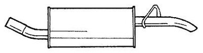 Глушитель выхлопных газов конечный AKS DASIS купить