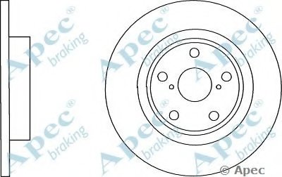 Тормозной диск APEC braking купить