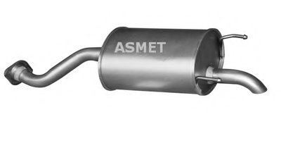 Глушитель выхлопных газов конечный ASMET купить