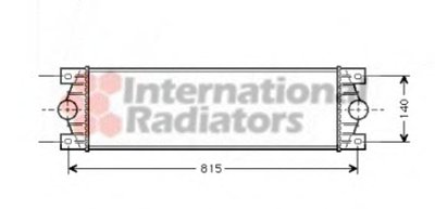Радиатор интеркулера Renault Master 2.8 dTi 98-01