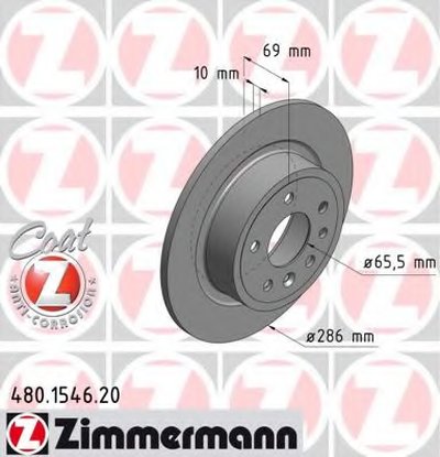 Тормозной диск COAT Z ZIMMERMANN купить