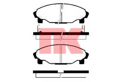 Комплект тормозных колодок, дисковый тормоз NK купить